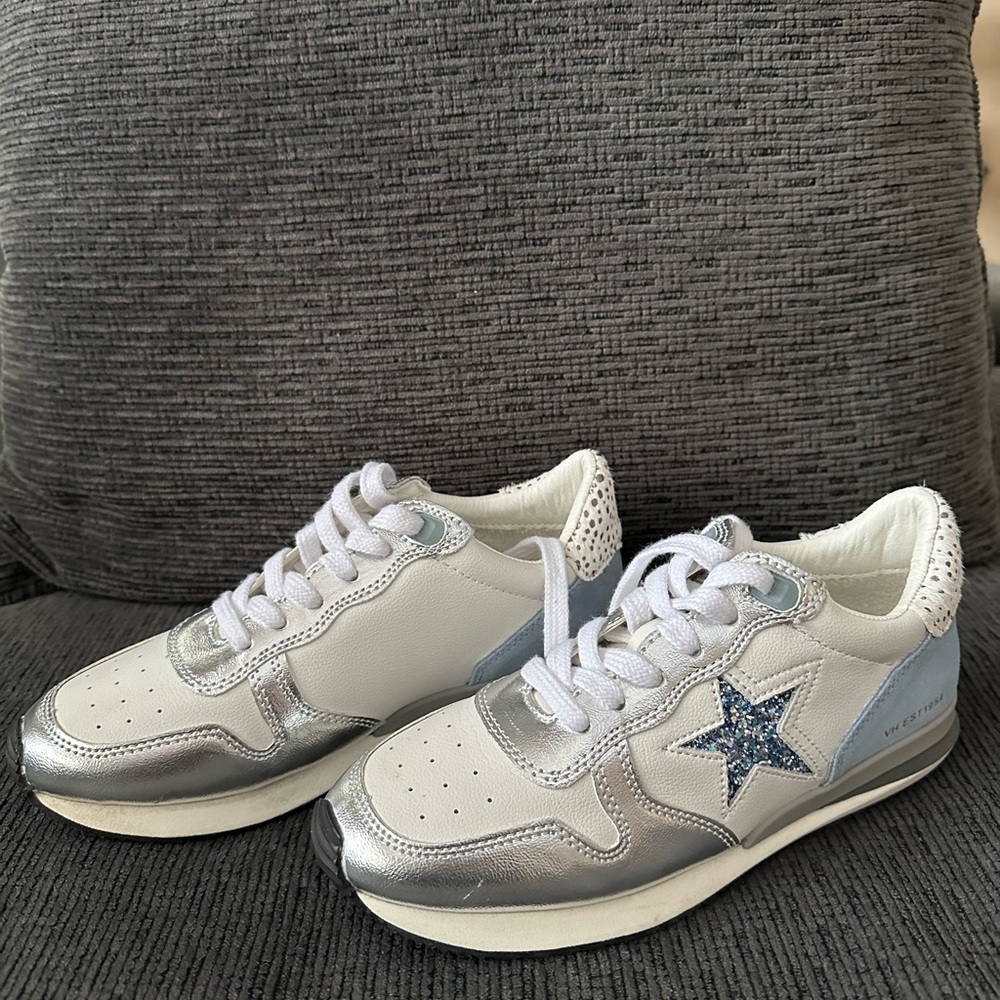 Vintage Havana washed Silver Sky Sneakers